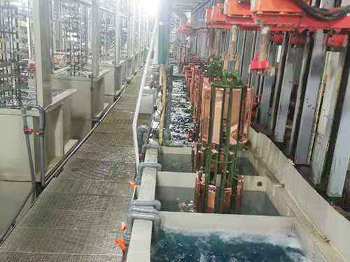 水电镀全自动环型生产...